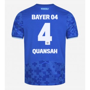 Bayer Leverkusen Jarell Quansah #4 Jalkapallovaatteet Kolmaspaita 2025-26 Lyhythihainen